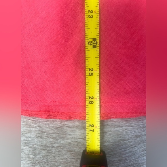 SOFT SURROUNDINGS LINEN A-LINE SKIRT - Picture 7 of 7